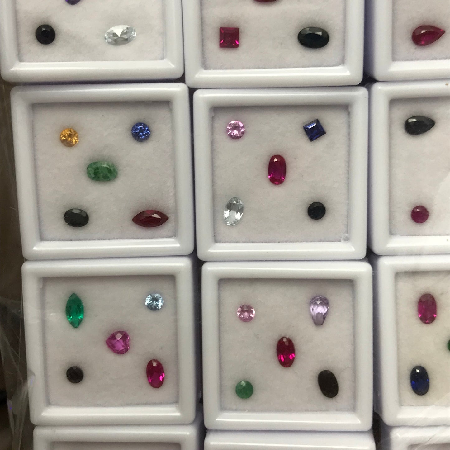 5 Gemstone Mix, 3mm wide Loose Faceted Gems, Loose SMALL Gems, Topaz, Citrine, Amethyst, Ruby, Sapphire, Emerald, Surprise Gems