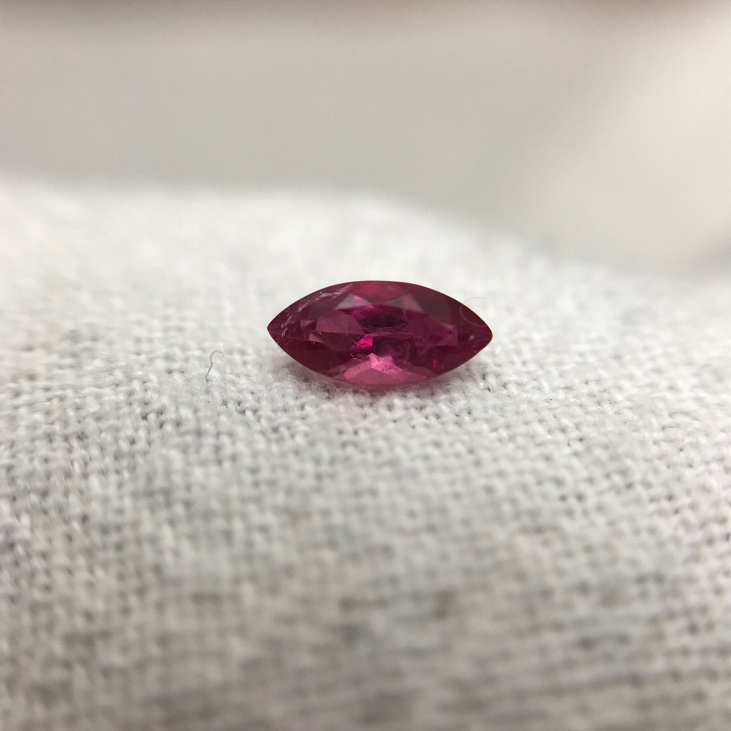 5.6x2.6mm Marquise Cut Red Beryl, 0.17 Ct. Faceted Bixbite, Natural Red Beryl