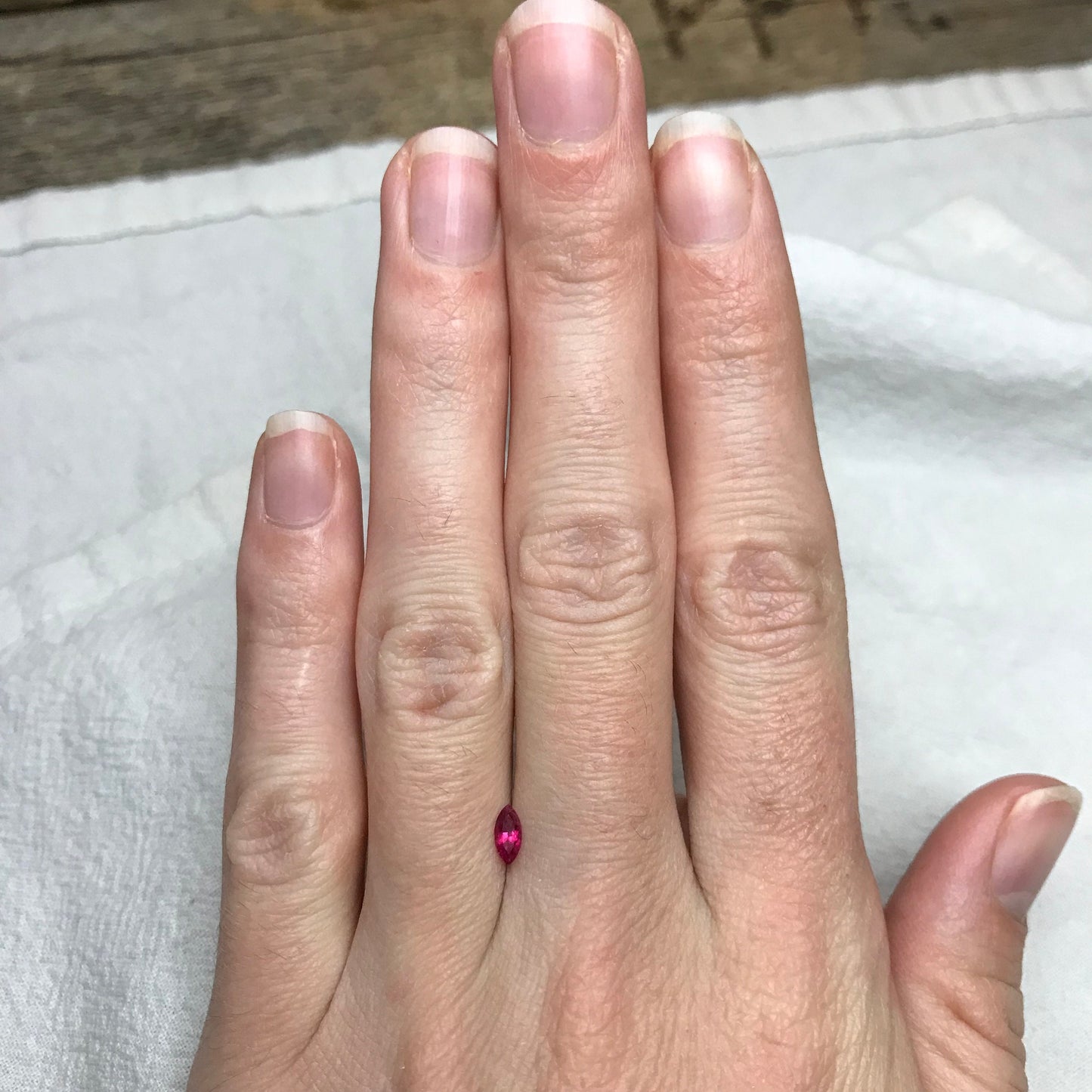 5.6x2.6mm Marquise Cut Red Beryl, 0.17 Ct. Faceted Bixbite, Natural Red Beryl