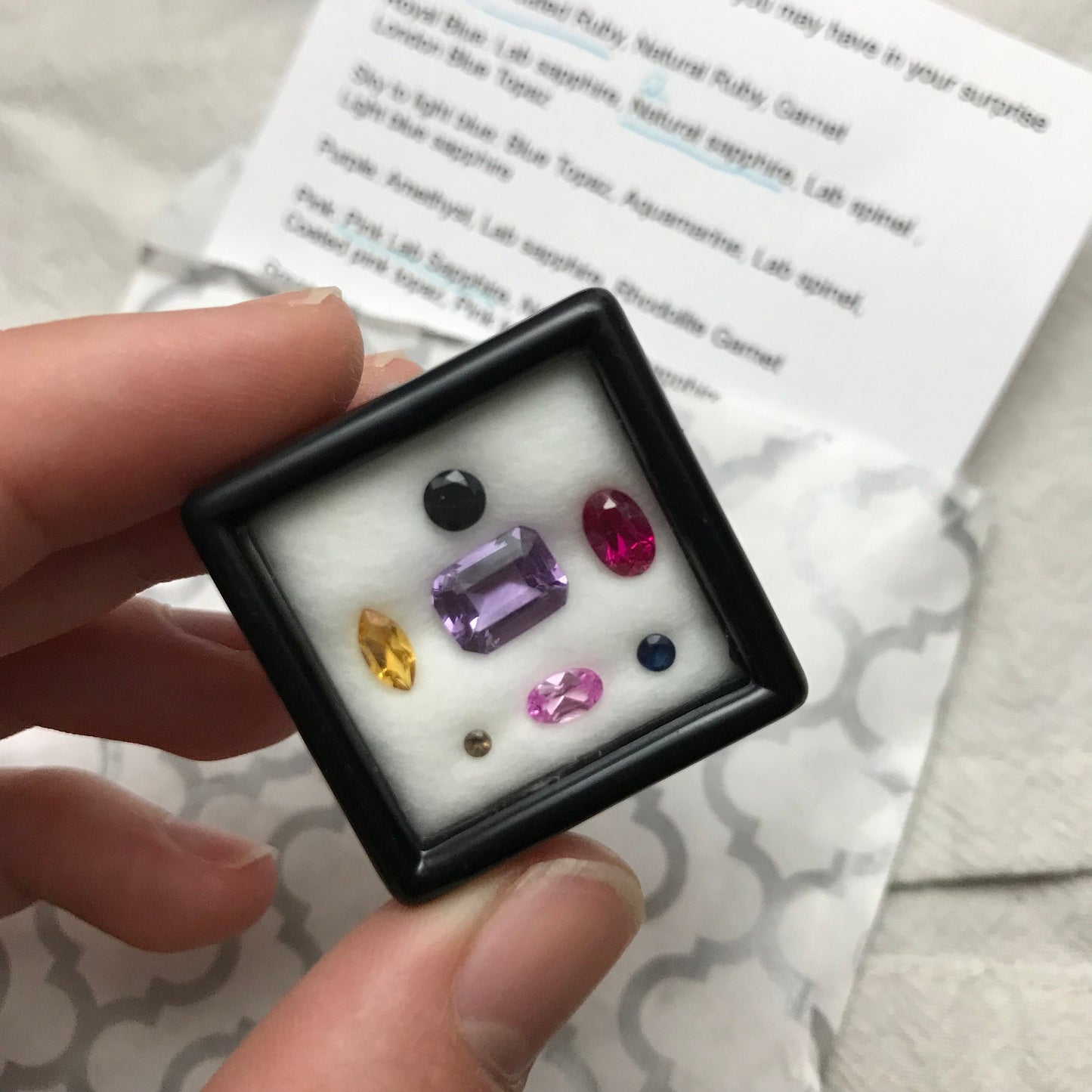 Gemstone Mystery Bag! Loose Faceted Precious and Semiprecious Gem, Faceted Crystal Grab Bag, Gemstone Gift Bag