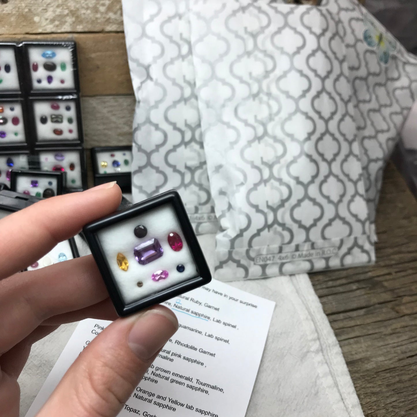 Gemstone Mystery Bag! Loose Faceted Precious and Semiprecious Gem, Faceted Crystal Grab Bag, Gemstone Gift Bag