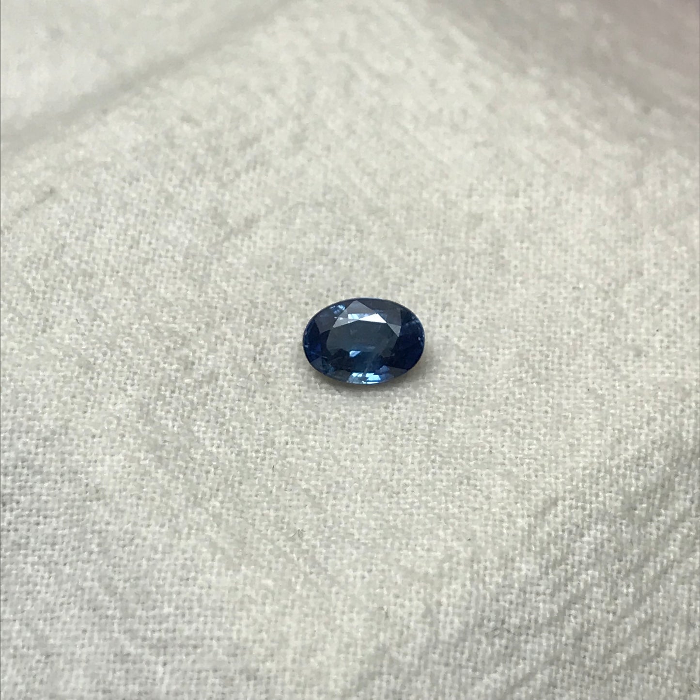 7x5mm Natural Blue Sapphire 1.09 Carats Oval Cut Medium Blue Sapphire Faceted Loose Sapphire