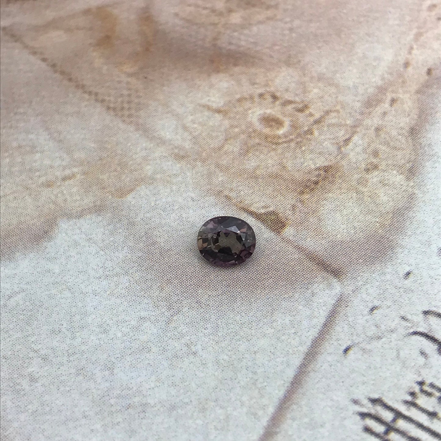 5x4mm Natural Purple Sapphire 0.52 Carat Faceted Gem, Loose Gemstone, Earth Mined Stone, Genuine Sapphire