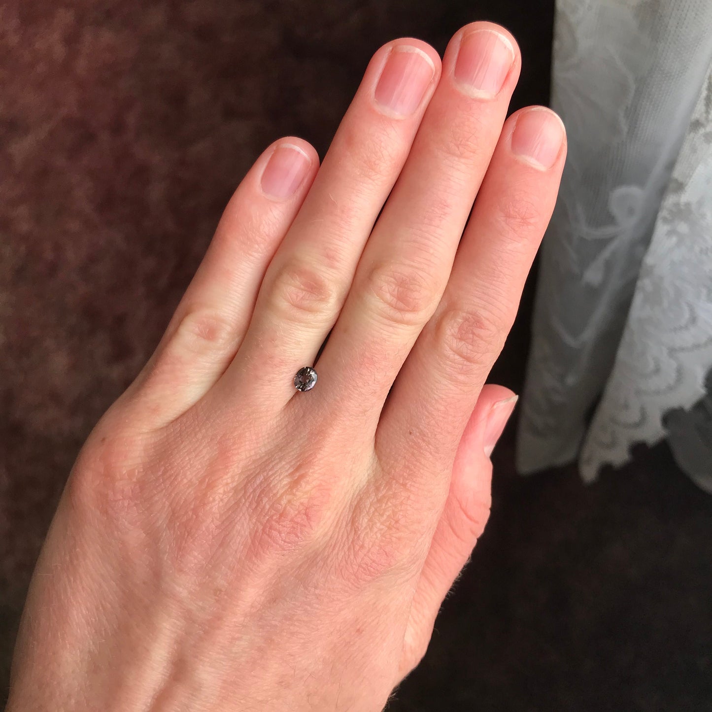 5x4mm Natural Purple Sapphire 0.52 Carat Faceted Gem, Loose Gemstone, Earth Mined Stone, Genuine Sapphire