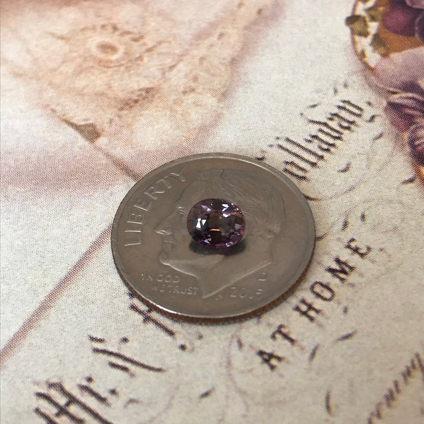 5x4mm Natural Purple Sapphire 0.52 Carat Faceted Gem, Loose Gemstone, Earth Mined Stone, Genuine Sapphire