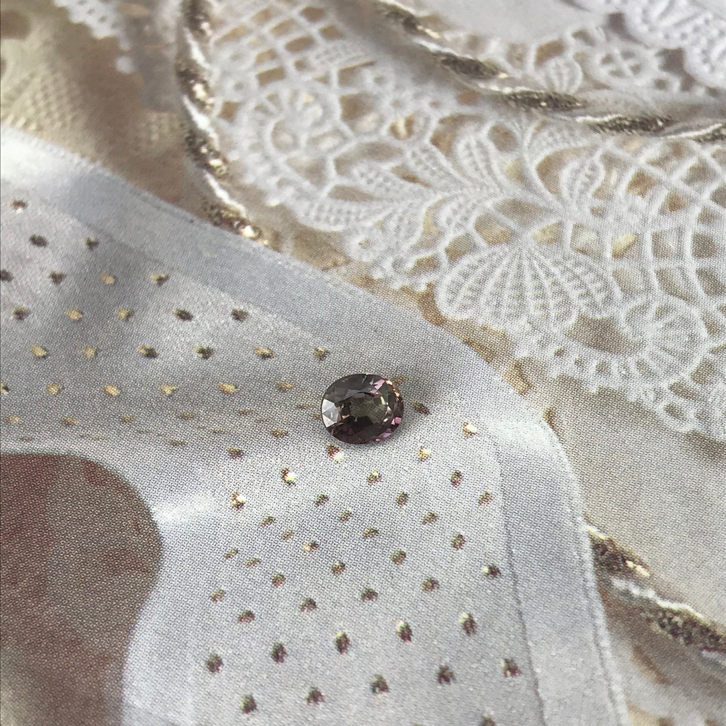 5x4mm Natural Purple Sapphire 0.52 Carat Faceted Gem, Loose Gemstone, Earth Mined Stone, Genuine Sapphire