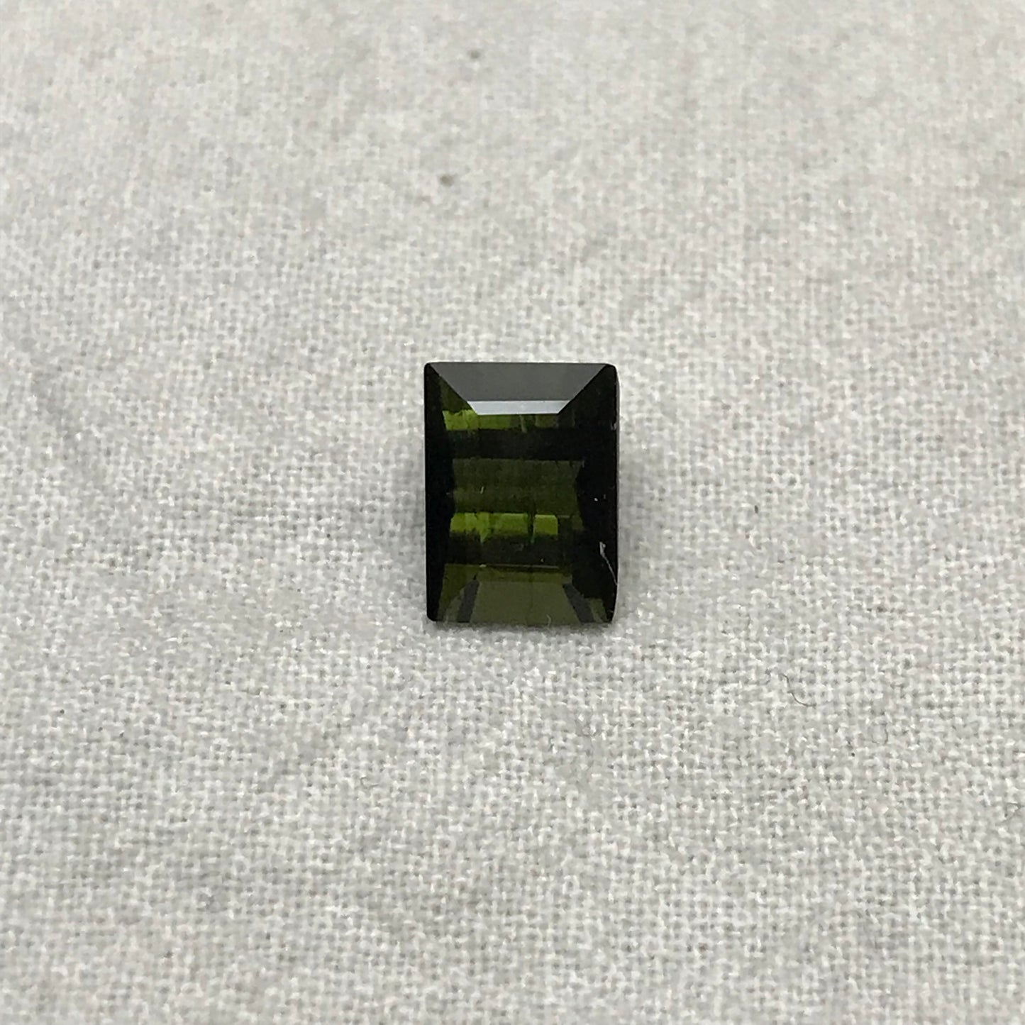 2.44 carat Natural Green Tourmaline, 8.5x6.5mm Scissor Cut Faceted Loose Gemstone