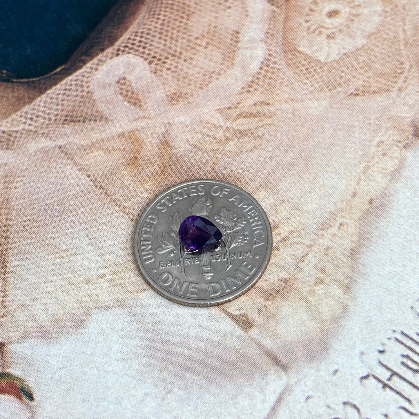 Natural Purple Sapphire 0.56 Carat 5.5x4.5mm Pear Tear Drop, Corundum Faceted Loose Unmounted Earth Mined Gemstone
