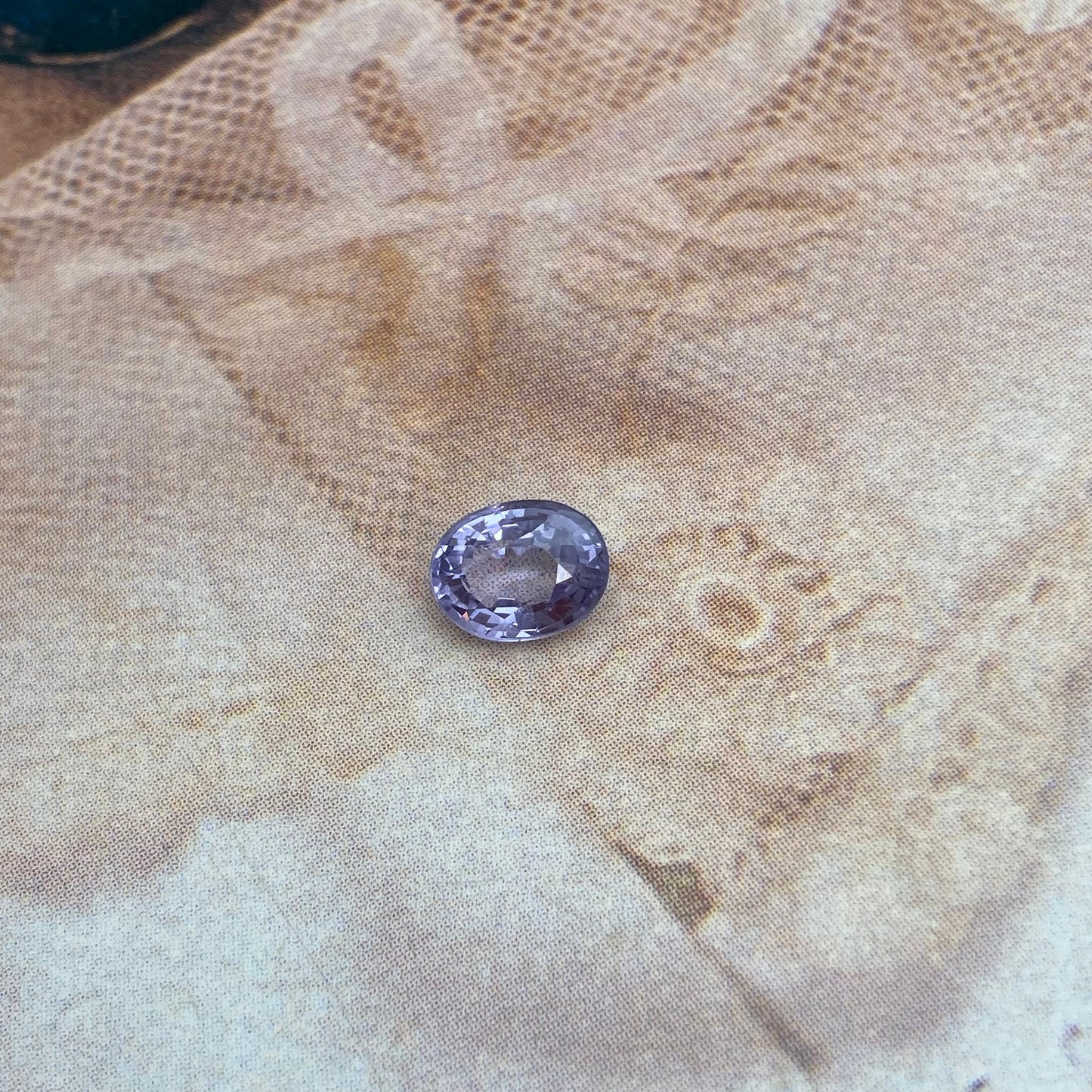 1 Ct Natural Purple Spinel 7x5.5mm Oval Cut Loose Faceted Gem Carat Loose Gemstone, Light Purple Stone, Flowing Gems