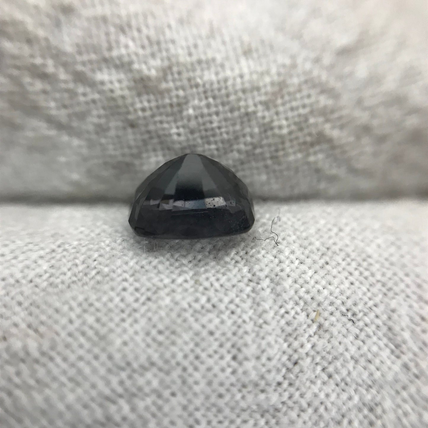1.15 Carat Grey Purple Spinel 6.5x5.3mm Rectangle Cushion Cut, Faceted Loose Gemstone