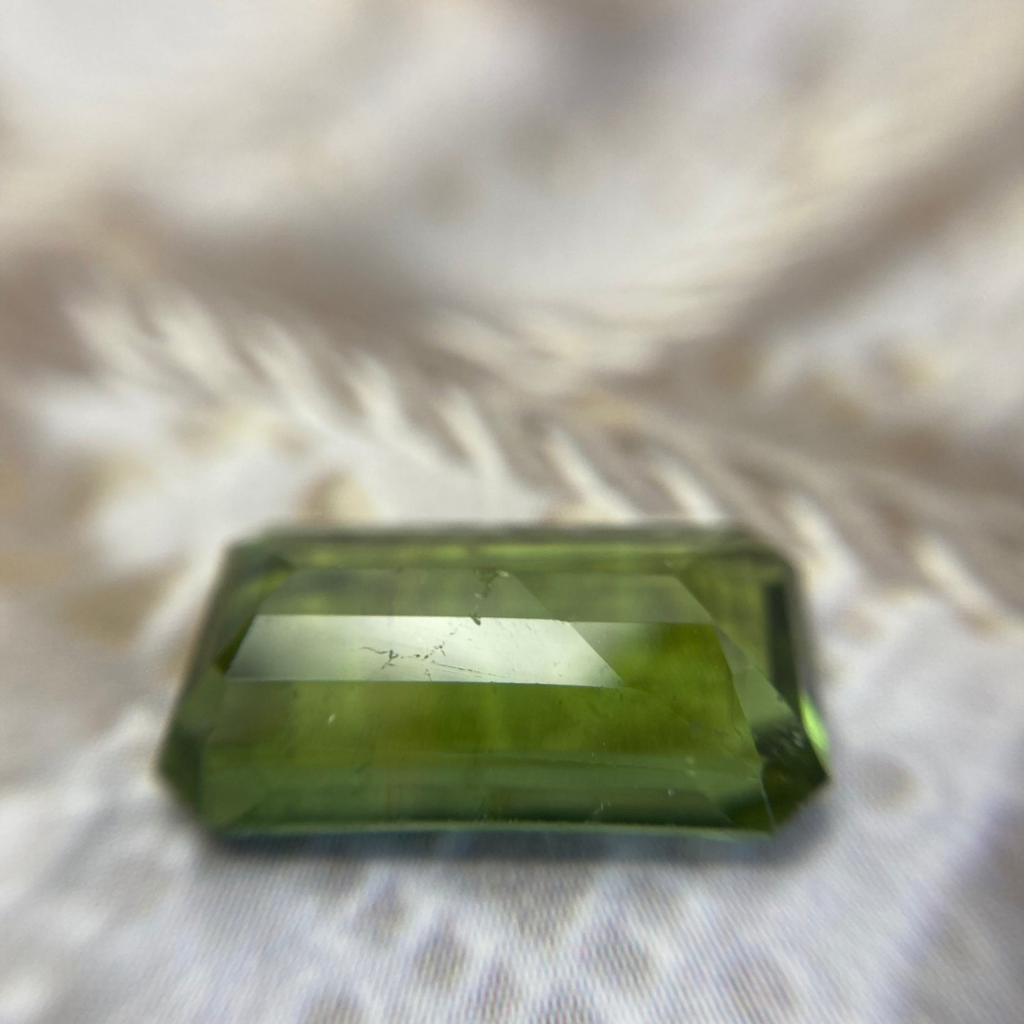 Natural Green Tourmaline 15x9.5mm 5.53 carat Octagon Cut Faceted Loose Unmounted Gem Gemstone