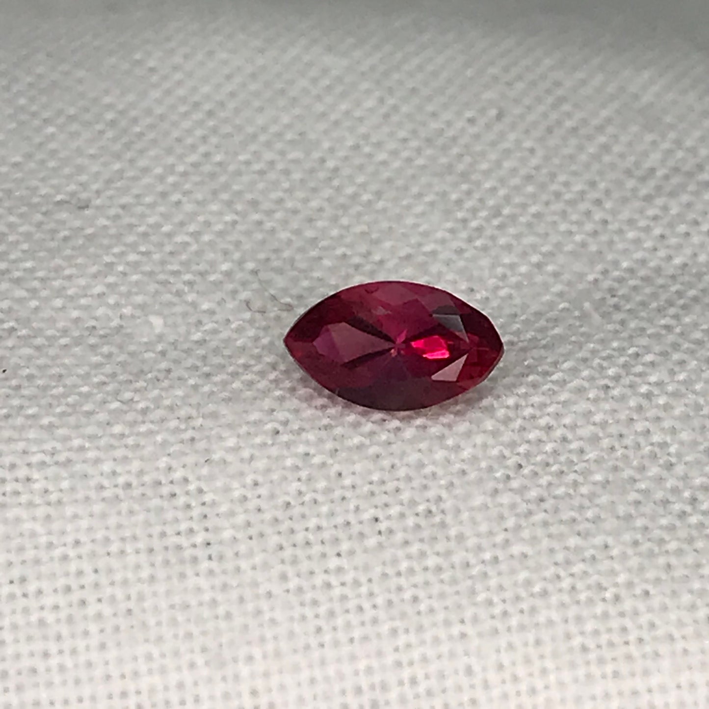 VVS 0.32 Carat Red Beryl 6.3x3.65mm Marquise Cut, Faceted Loose Natural Bixbite, Excellent Clarity