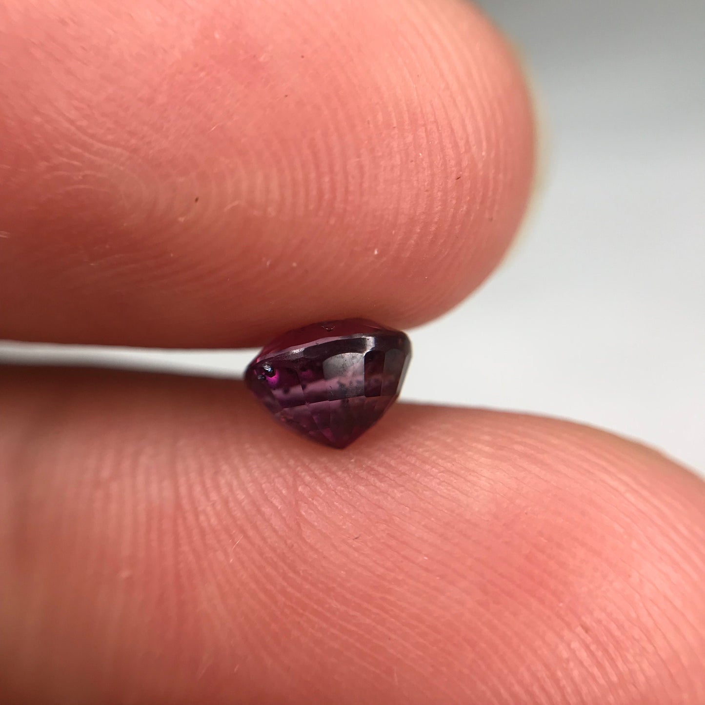 1.25 carat Unheated Purple Sapphire 6.1x5.18mm Oval Cut, Faceted Loose Natural Madagascar Sapphire