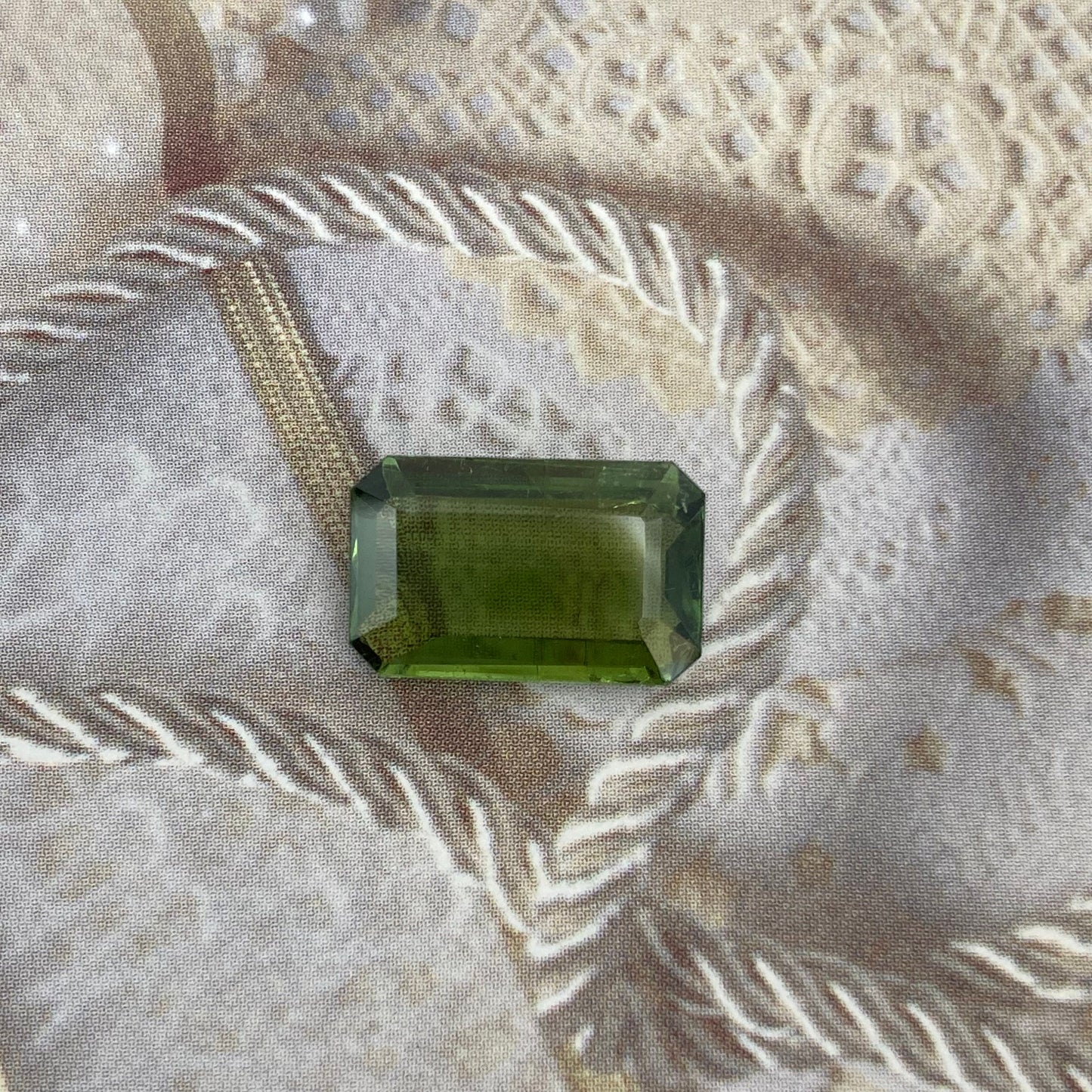 Natural Green Tourmaline 15x9.5mm 5.53 carat Octagon Cut Faceted Loose Unmounted Gem Gemstone