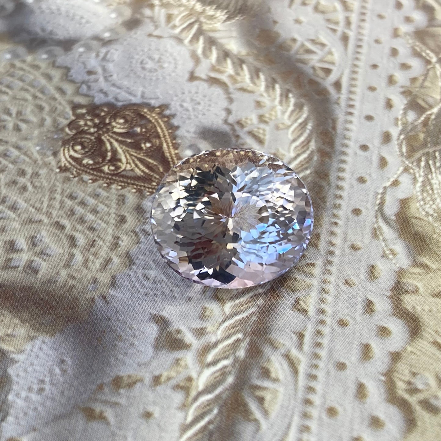 Light Purple Amethyst, 18x15.5mm Oval, 19.27 carat Loose Gem Faceted Gemstone, February Birthstone, Fancy Oval