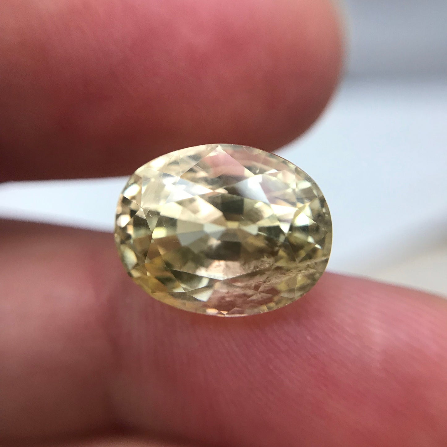 GIA Certified 10.14 Carat Unheated Yellow Sapphire 12.71x9.99mm Oval Cut, Faceted Loose Natural Sri Lanka Sapphire