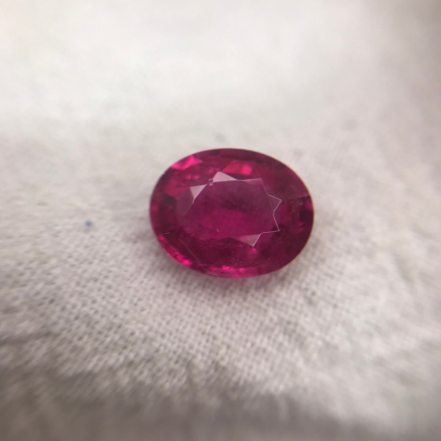 2.61 Carat Pink Tourmaline 9.8x7.75mm Oval Cut, Faceted Loose Natural Rubellite Tourmaline