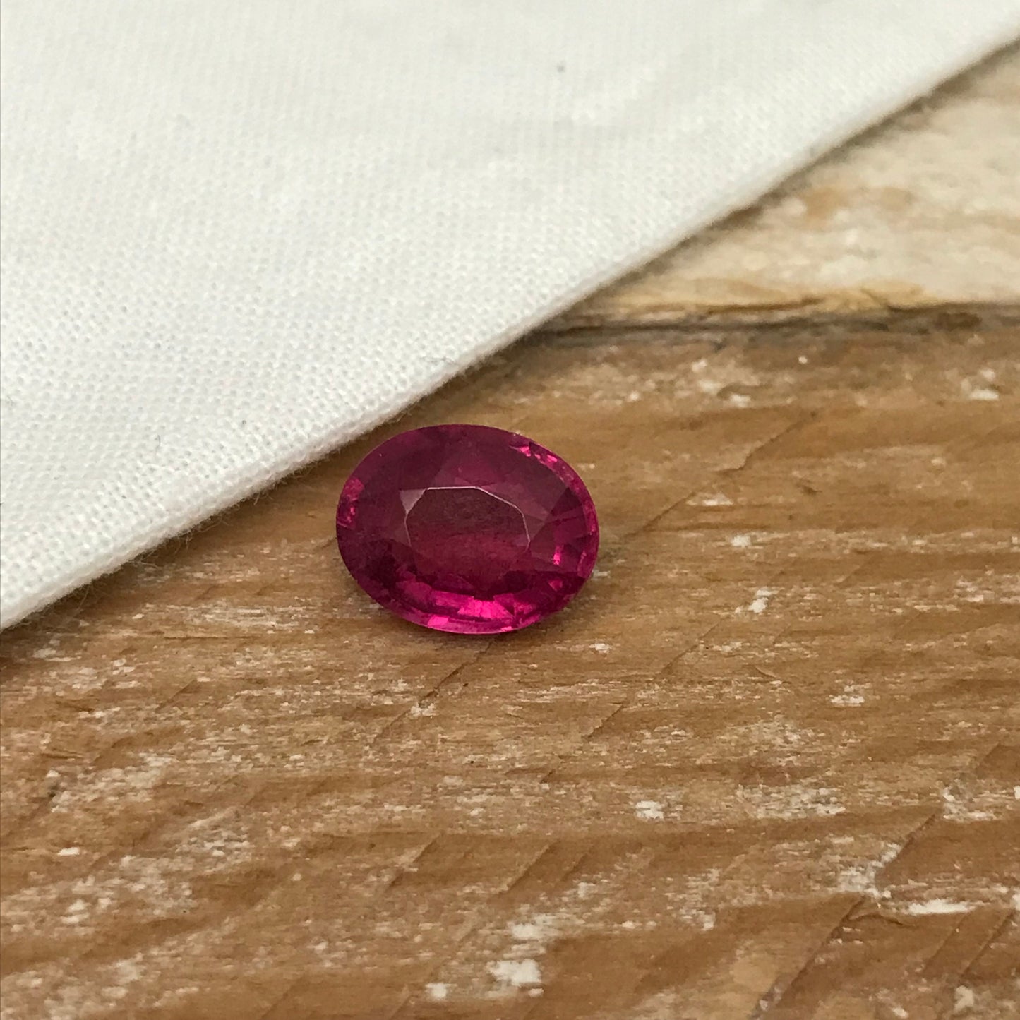 2.61 Carat Pink Tourmaline 9.8x7.75mm Oval Cut, Faceted Loose Natural Rubellite Tourmaline