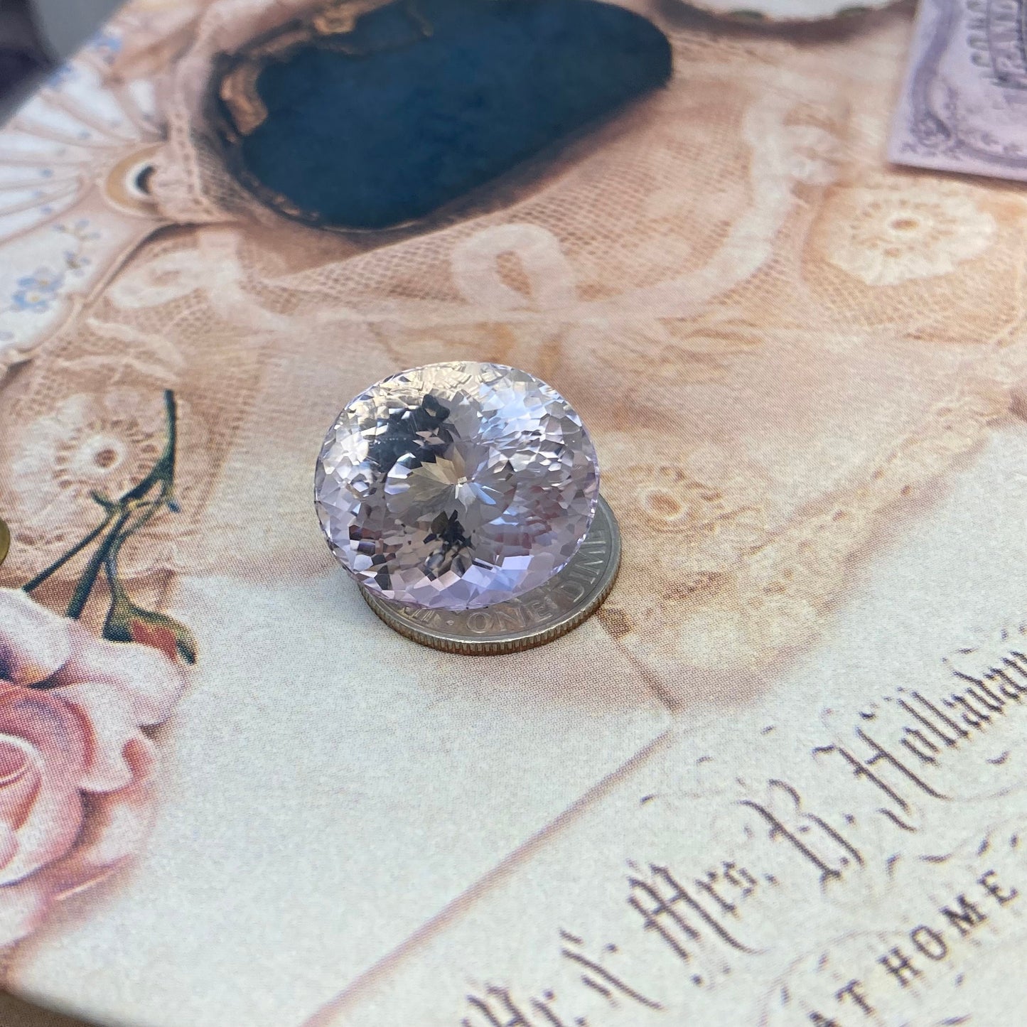 Light Purple Amethyst, 18x15.5mm Oval, 19.27 carat Loose Gem Faceted Gemstone, February Birthstone, Fancy Oval