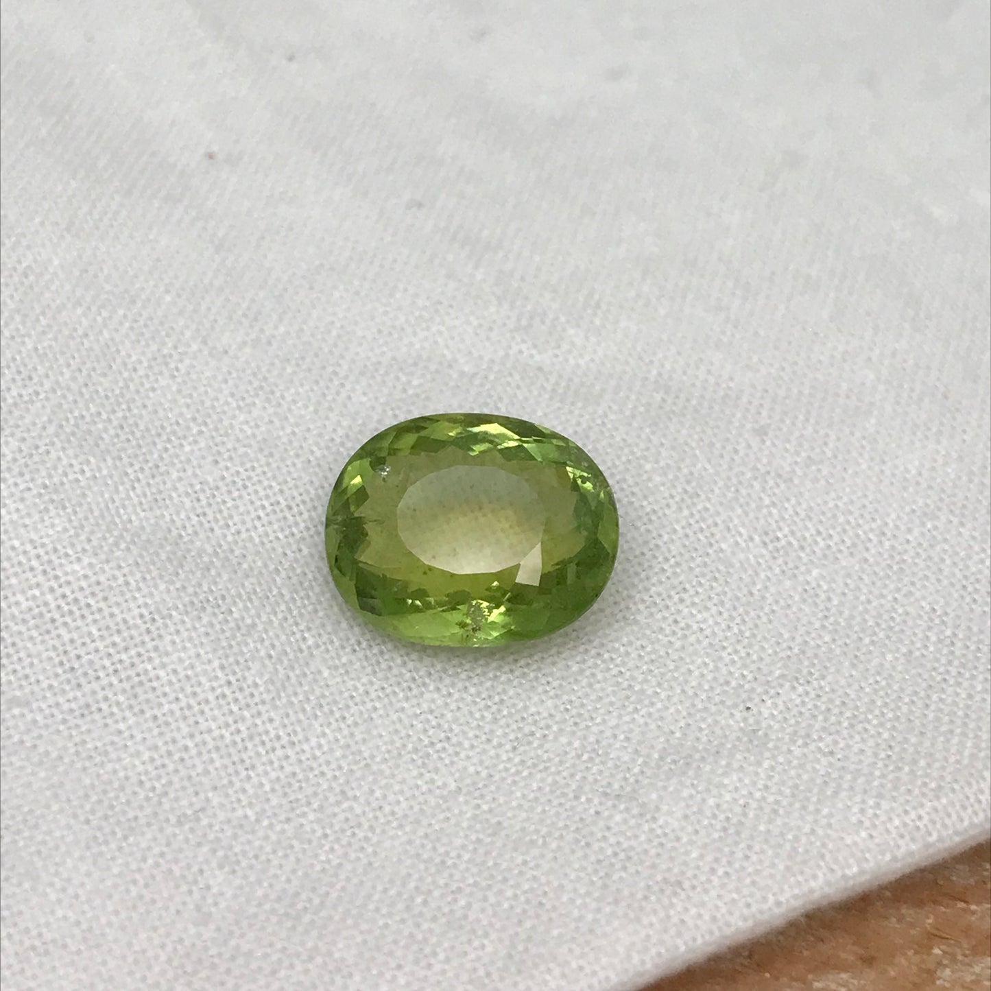 6.30 Carat Natural Green Tourmaline 13.35x10.93mm Oval Cut, Faceted Loose Gemstone