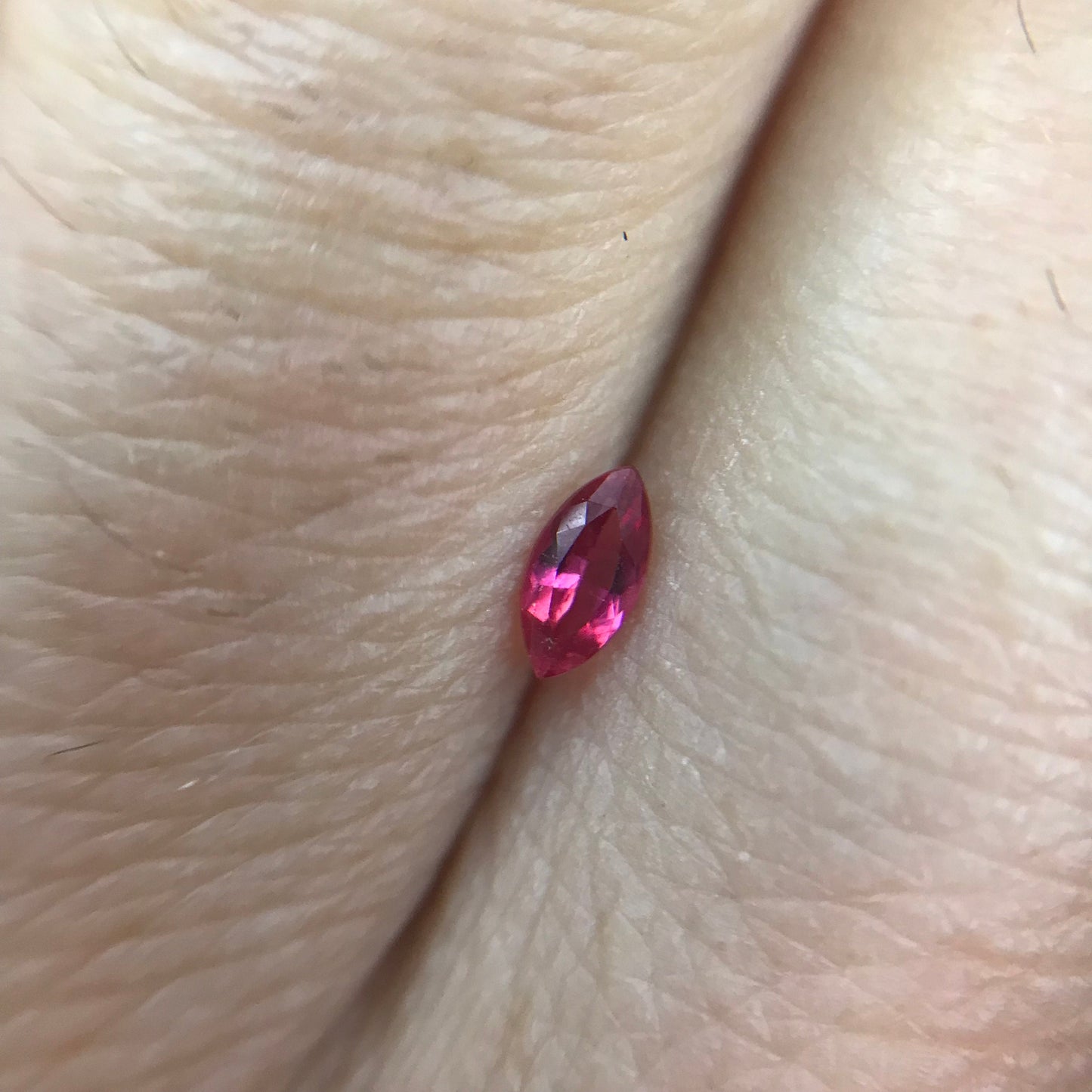 0.09 Carat Red Beryl 4.55x2.3mm Marquise Cut, Faceted Loose Natural Red Beryl, Bixbite