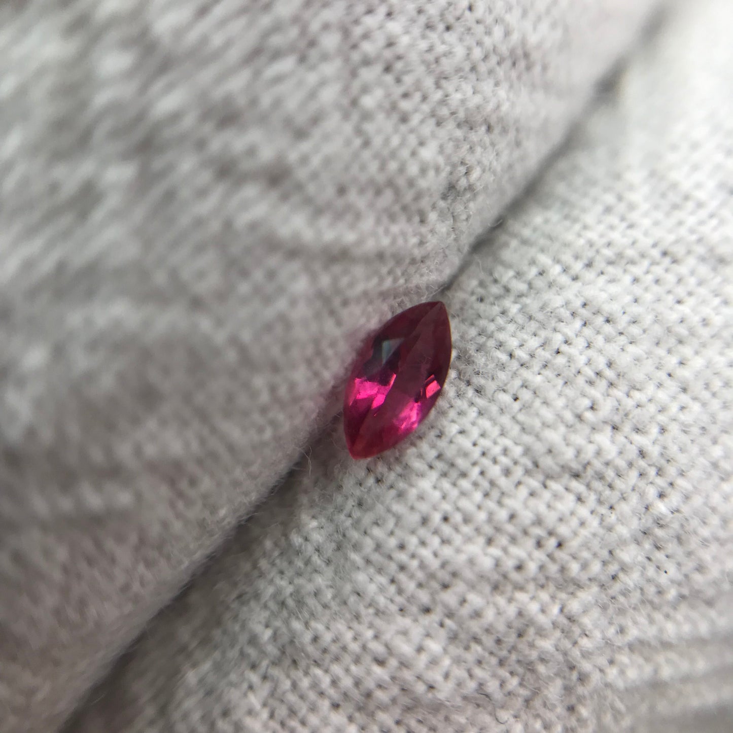 0.09 Carat Red Beryl 4.55x2.3mm Marquise Cut, Faceted Loose Natural Red Beryl, Bixbite
