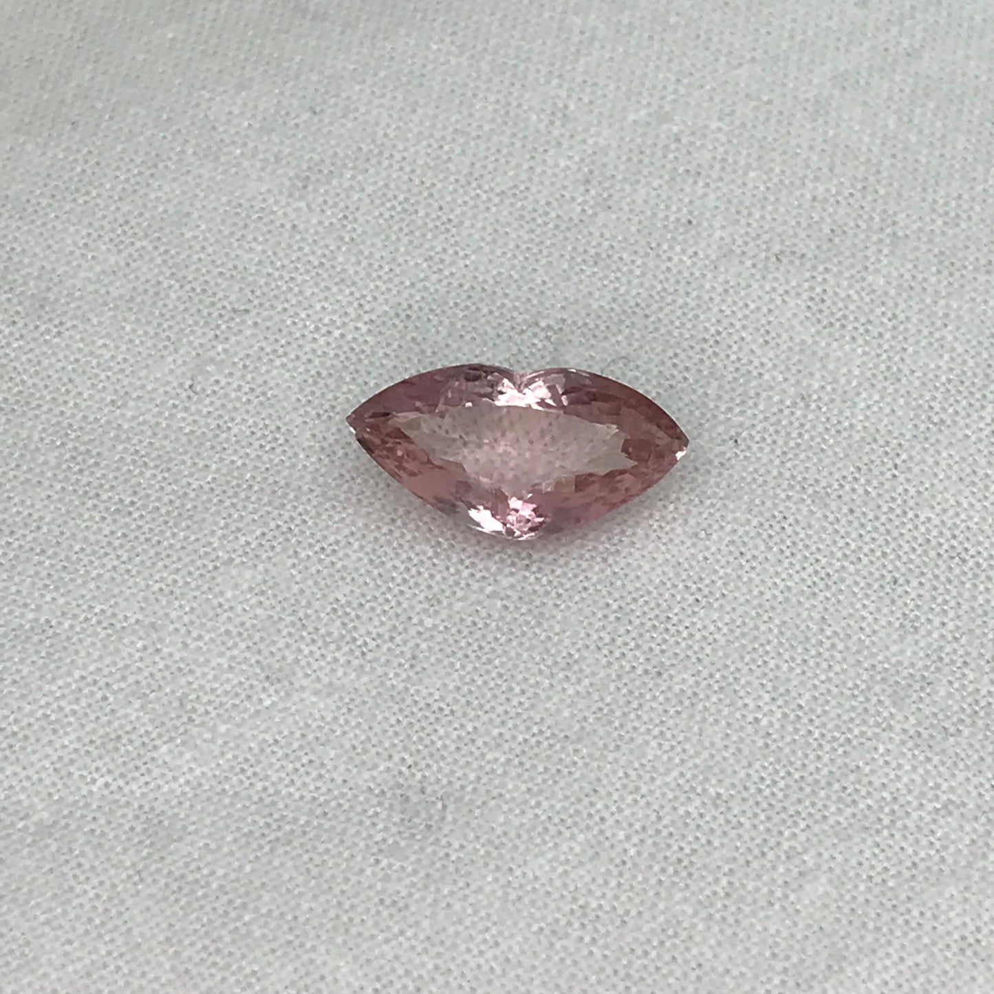 4.42 Carat Pink Tourmaline 15.68x7.93mm Lips Shaped Cut, Unmounted Faceted Loose Gemstone for Jewelry Setting