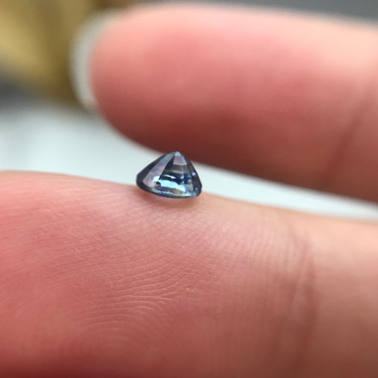 0.56 Carat Heated Blue Sapphire 5x4mm Oval Cut, Faceted Loose Natural Sapphire, Sri-Lanka