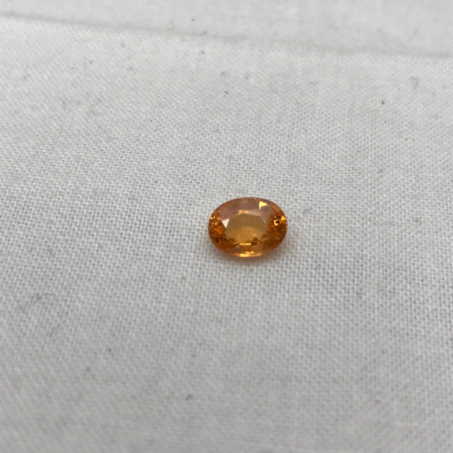 1.5 Carat Spessartite Garnet 7.6x5.7mm Oval Cut, Faceted Loose Orange  Fanta Garnet