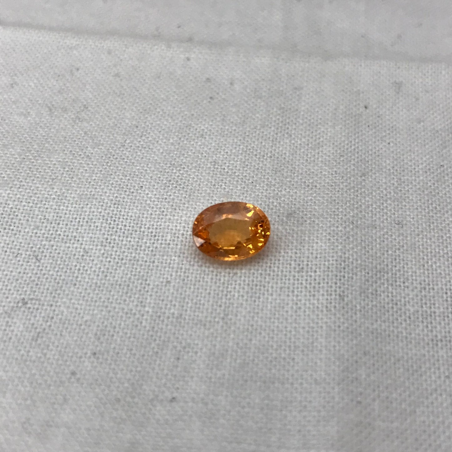 1.5 Carat Spessartite Garnet 7.6x5.7mm Oval Cut, Faceted Loose Orange  Fanta Garnet