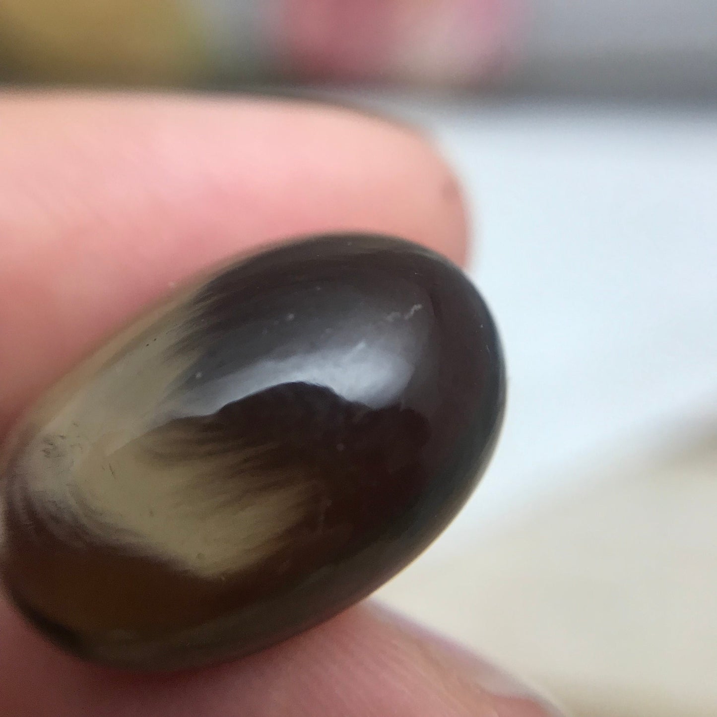 20x14mm Smoky Quartz Gemstone Loose 17.34 carats Oval Cabochon Loose Brown Gemstone