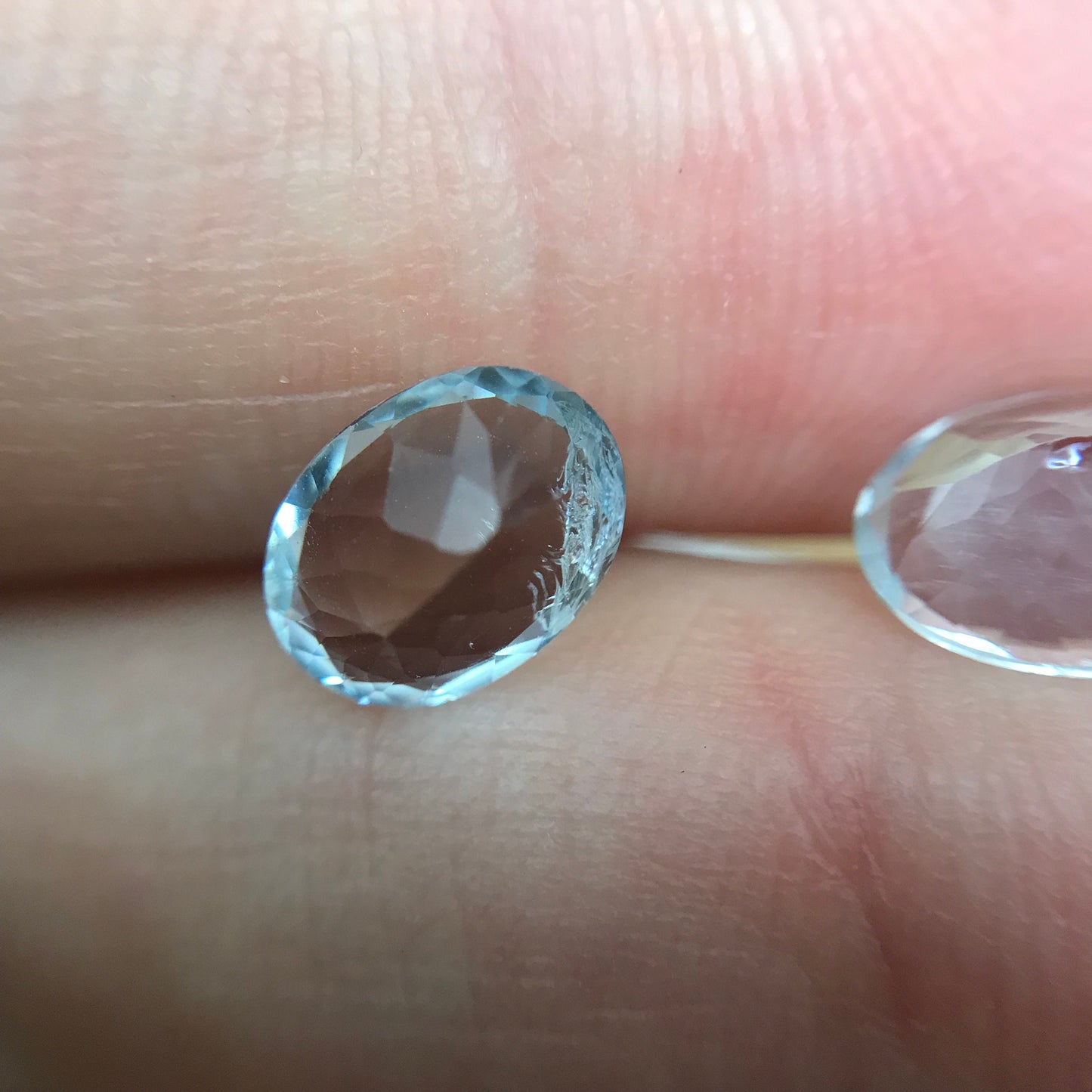 8x6mm Pair of Aquamarine Oval Cut Loose Gems, Included Faceted Gemstone, Natural March Birthstones 2.15 TCW