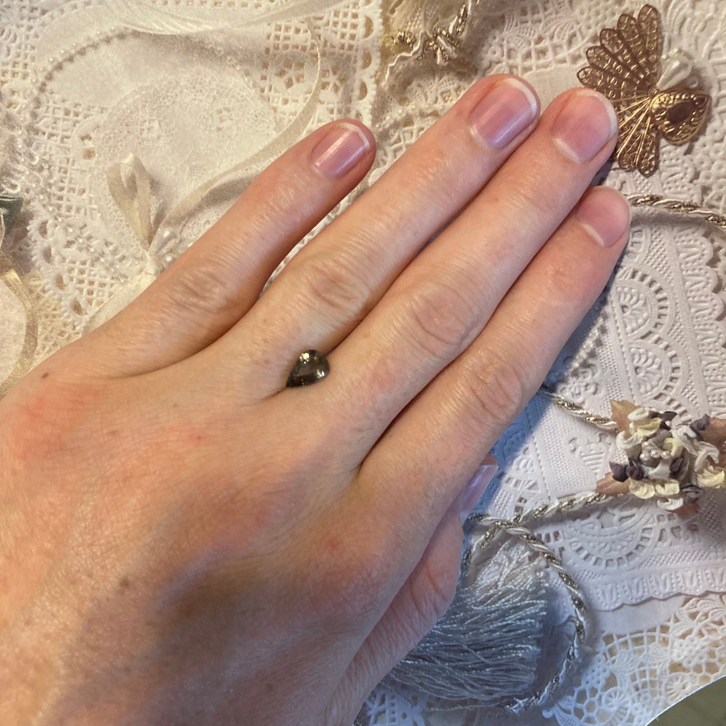 Natural Sapphire 8x5.5mm 1.21 Carat - Green to Gray Purple Gemstone - Pear Tear Drop Corundum Faceted Loose Unmounted- Color Shift/Change