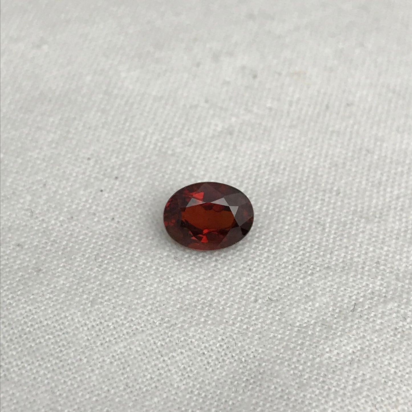8x6mm Natural Orangish Red Spessartite Garnet 1.82 Carat Oval Cut, Faceted Loose Garnet
