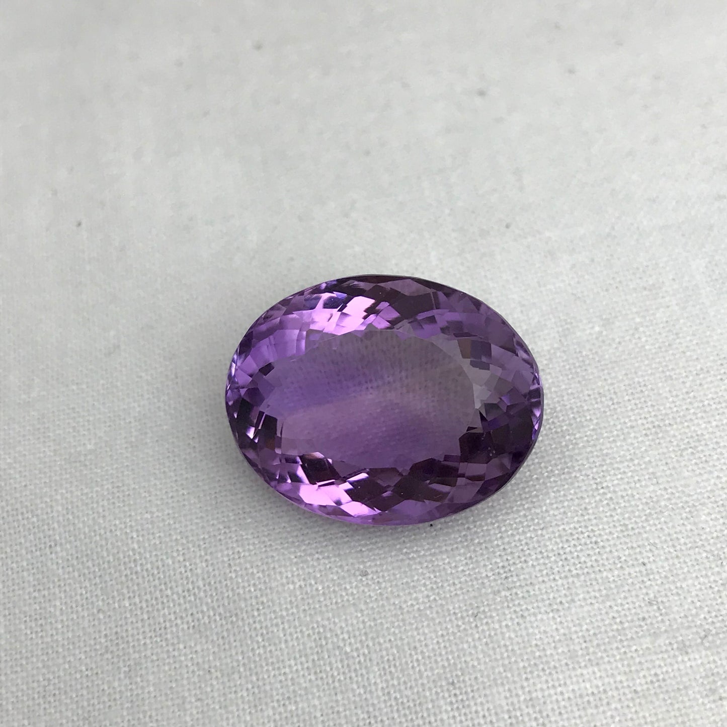 29 Carat Purple Amethyst 22.5x17.5mm Oval Cut Loose  Gemstone, Faceted February Birthstone Large