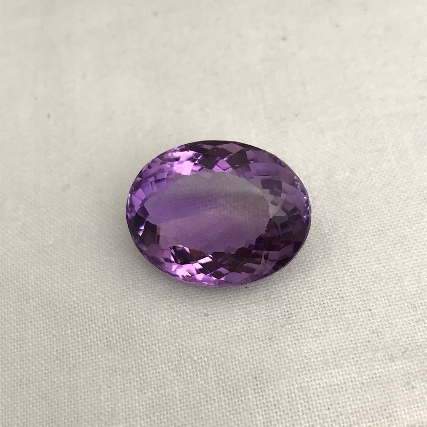 29 Carat Purple Amethyst 22.5x17.5mm Oval Cut Loose  Gemstone, Faceted February Birthstone Large