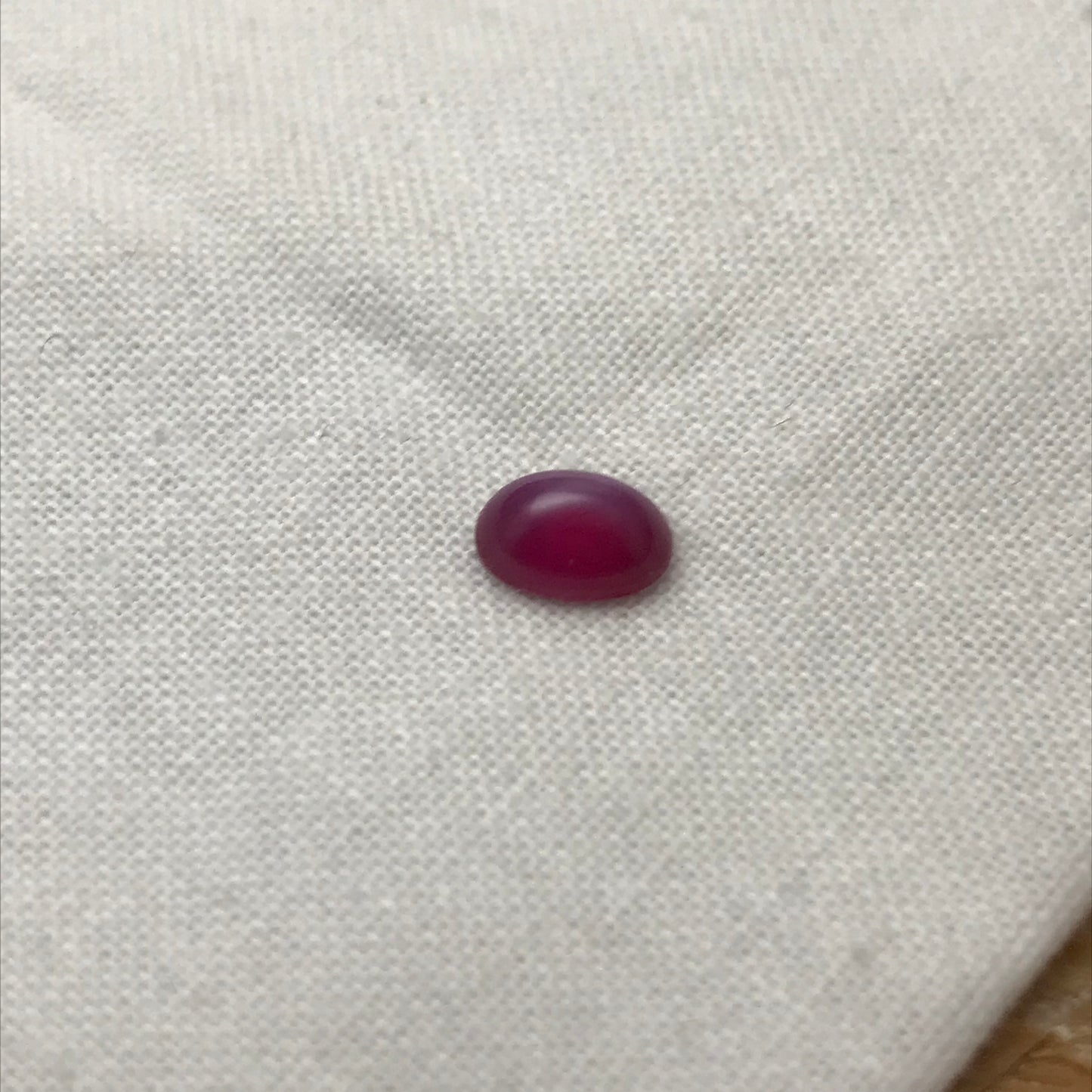 7x5mm Oval cut Lab Star Ruby/Sapphire, 1 carat Synthetic Corundum Cabochon