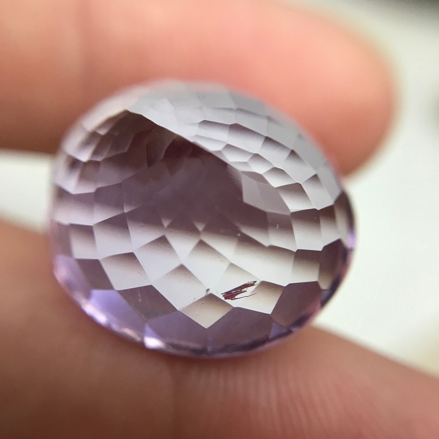 26.87 Carat Purple Amethyst 20x17.5mm Oval Cut Large Loose Gemstone, Faceted February Birthstone