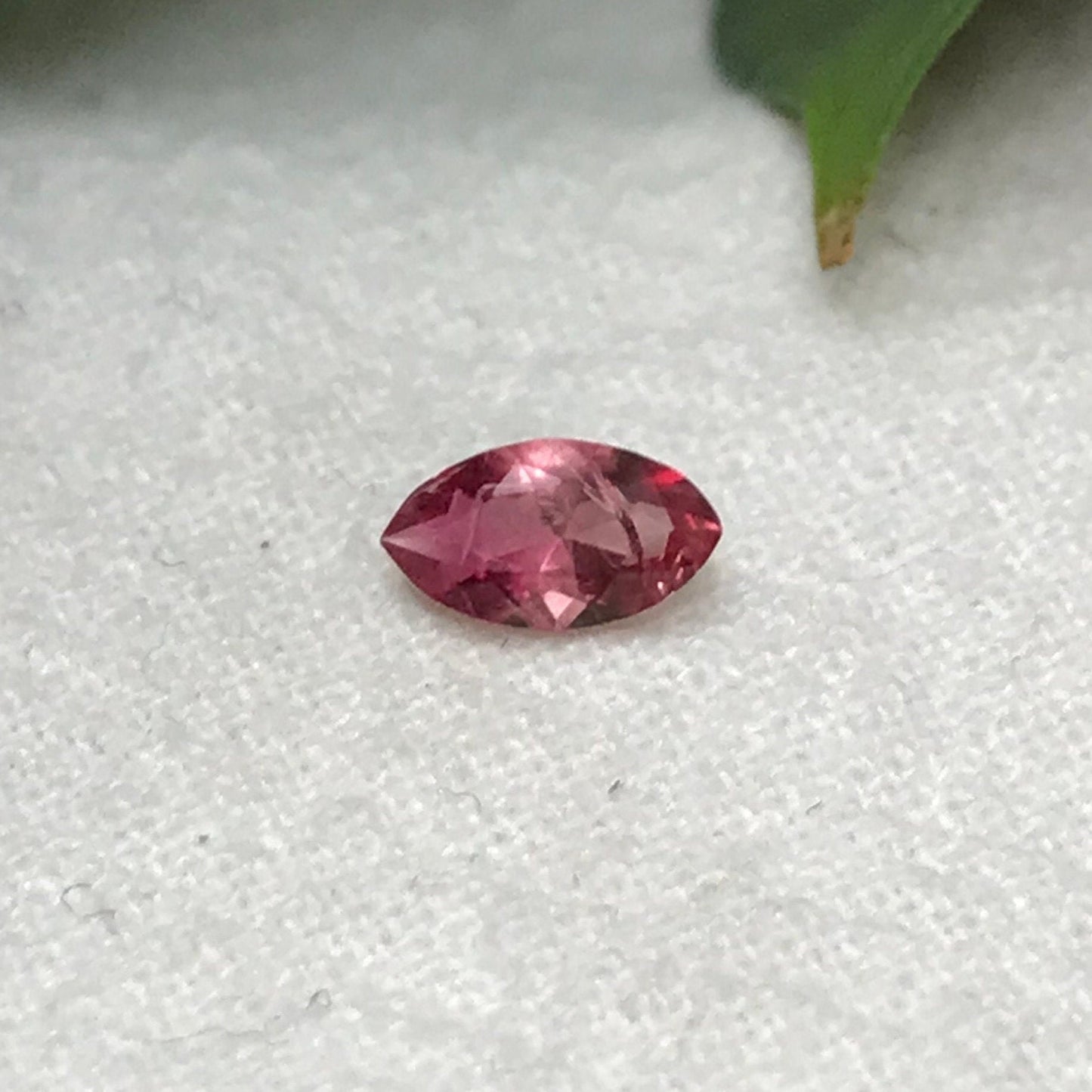 0.19 Ct. Natural Red Beryl Marquise Cut, Utah Red Beryl, Faceted Bixbite, 5.9x3.3, Mixed Color Red Beryl