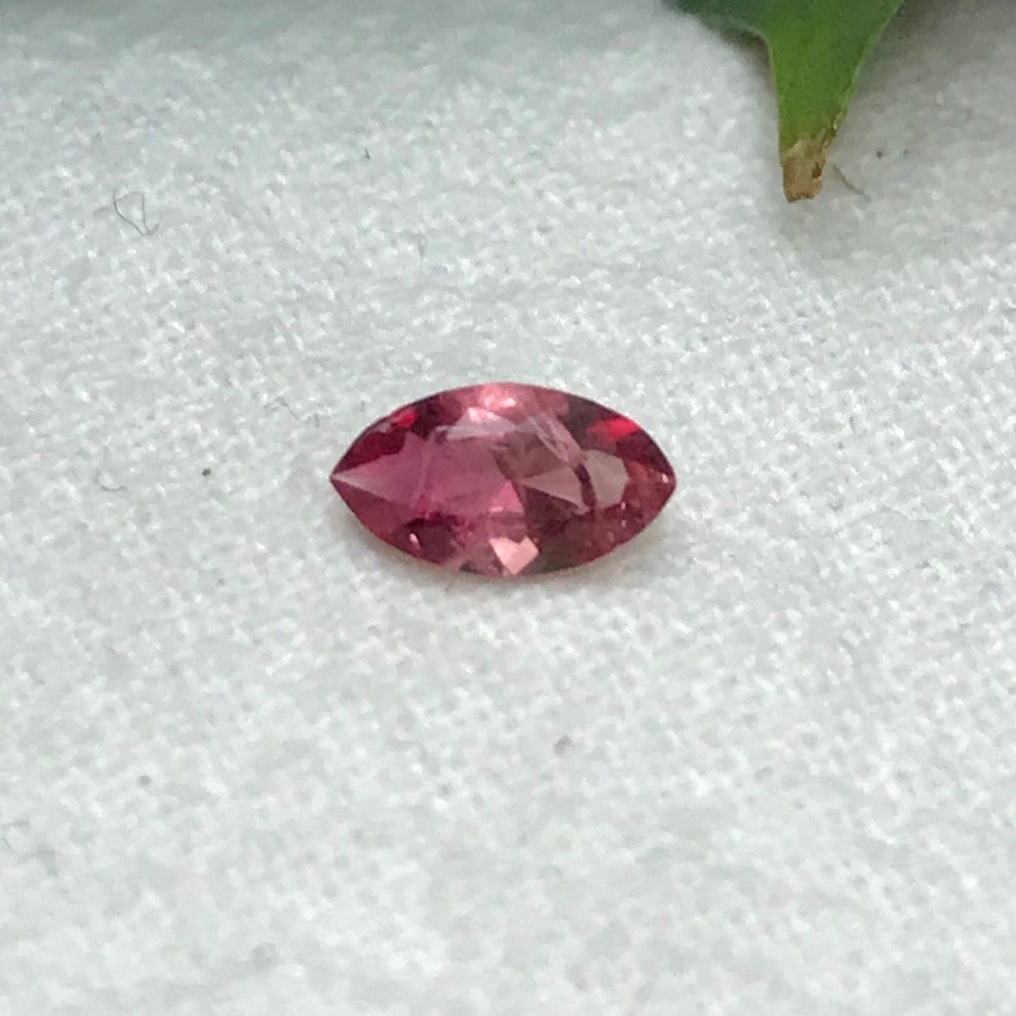 0.19 Ct. Natural Red Beryl Marquise Cut, Utah Red Beryl, Faceted Bixbite, 5.9x3.3, Mixed Color Red Beryl