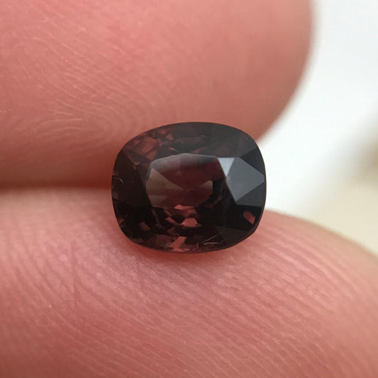 1.11 Carat Spinel 6.4x5.5mm Cushion Cut, Faceted Loose Natural Spinel