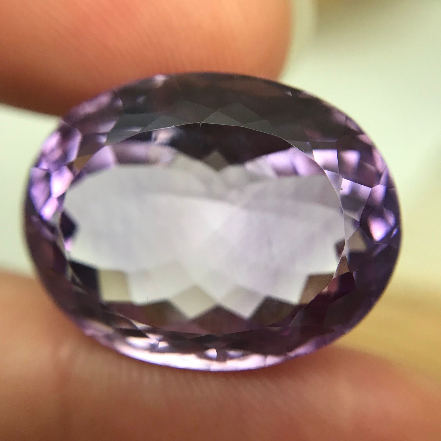 33 Carat Purple Amethyst 22x17.5mm Oval Cut Large Loose Gemstone, Faceted February Birthstone