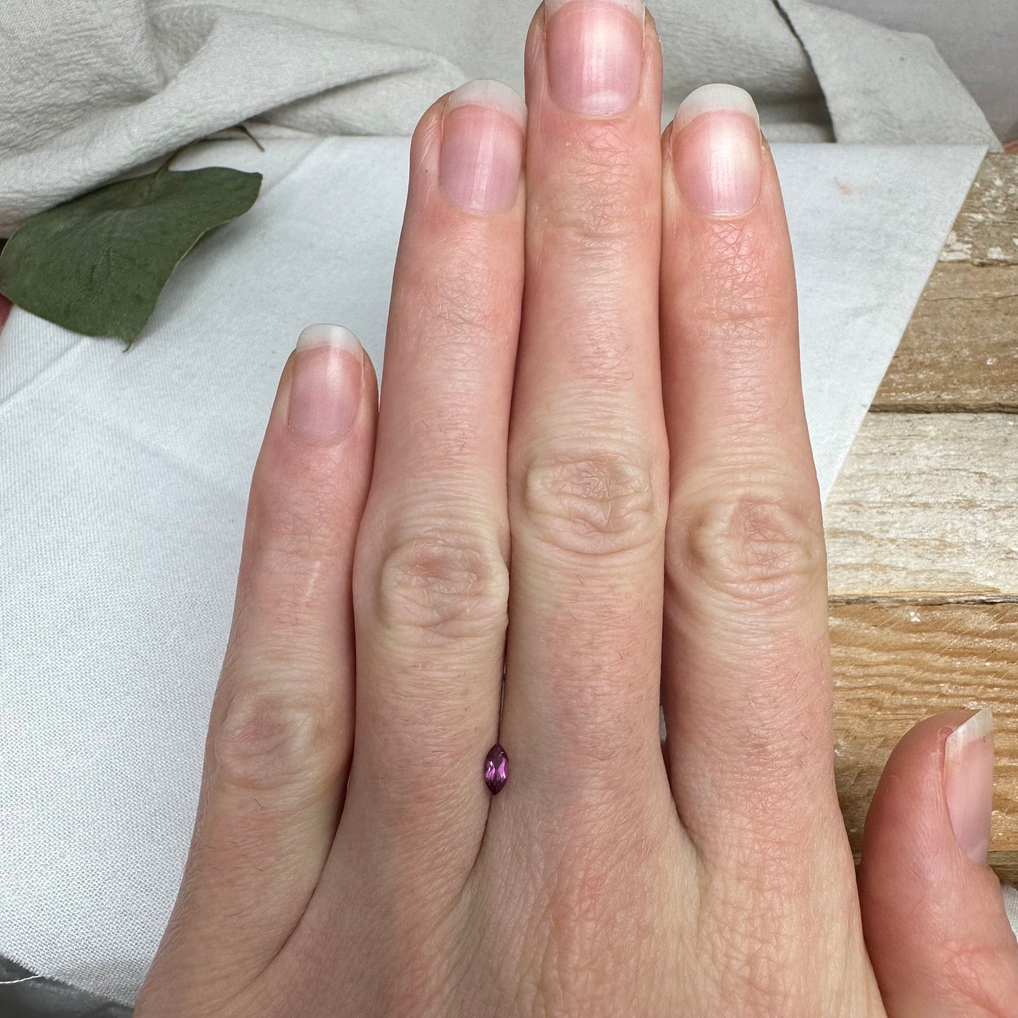 ONE- Purple Garnet 5x2.5mm Marquise Cut, Unmounted Faceted Loose Gemstone for Jewelry Setting