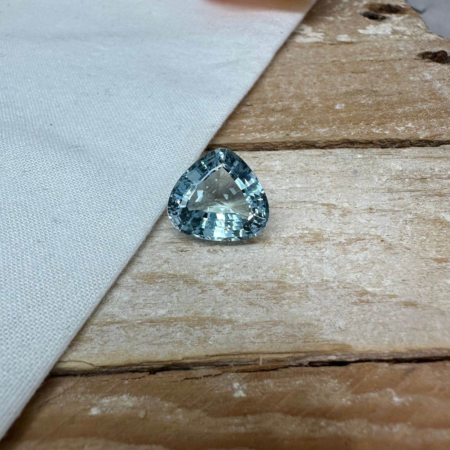 7.5 Carat Aquamarine 13.9x12.75mm Pear