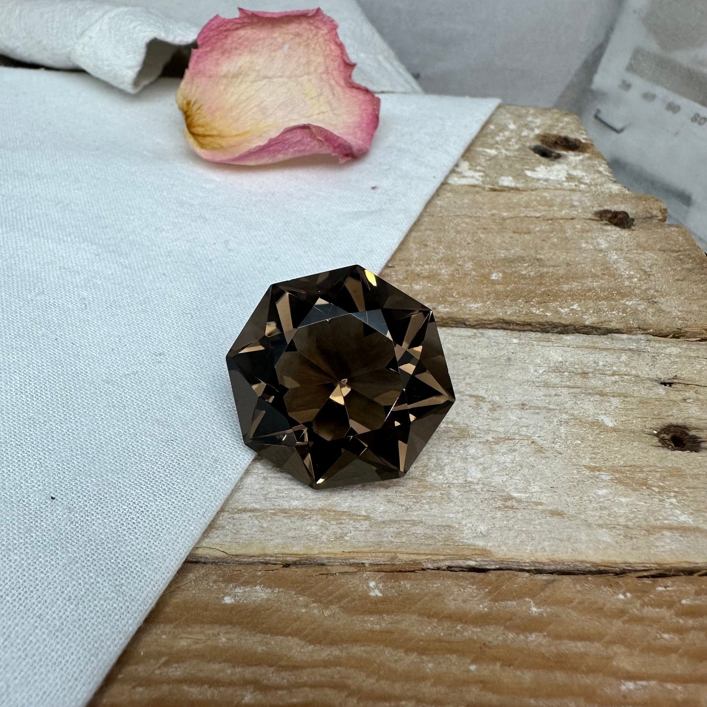 54 Carat Smokey Quartz 25.3mm Octagon