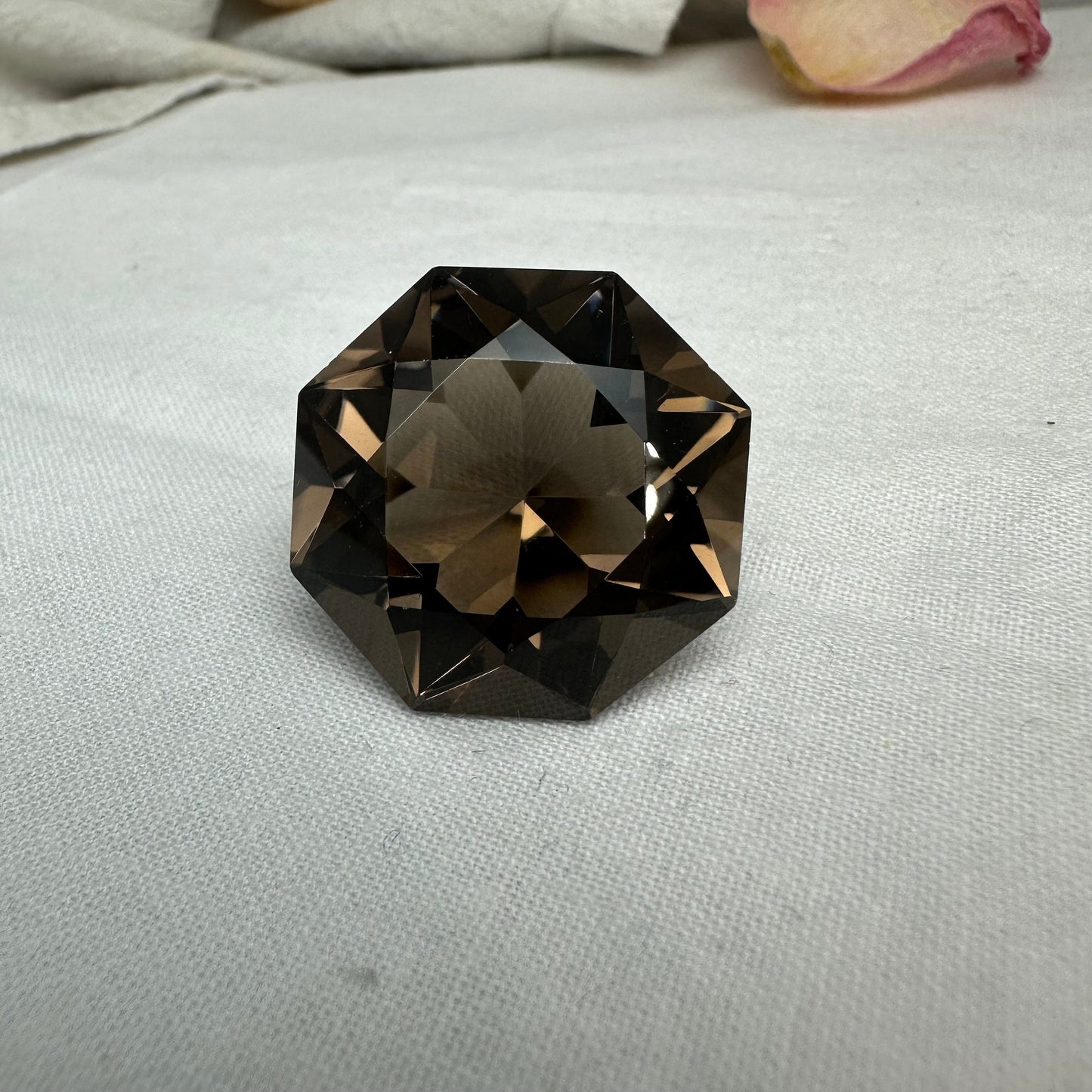 54 Carat Smokey Quartz 25.3mm Octagon