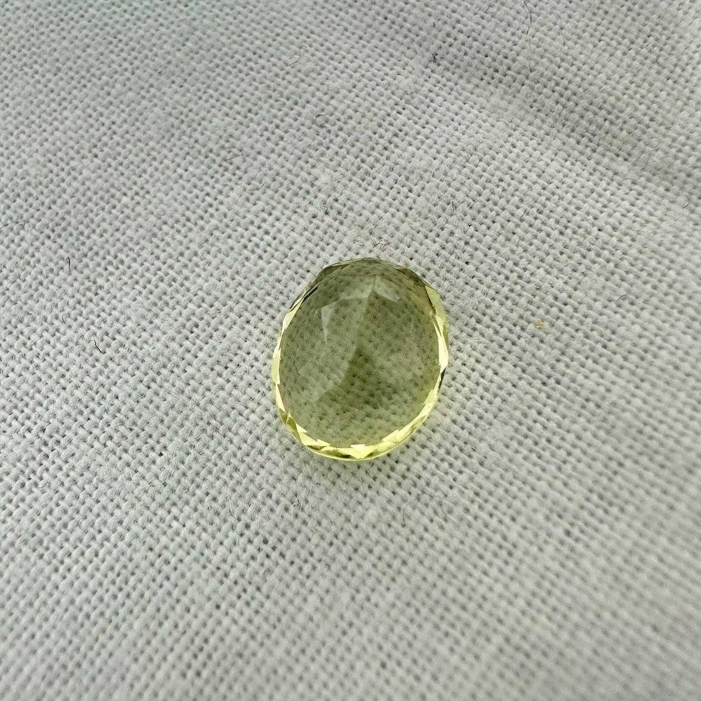 2 Carat Yellow Labradorite 8.65x7.15mm Oval