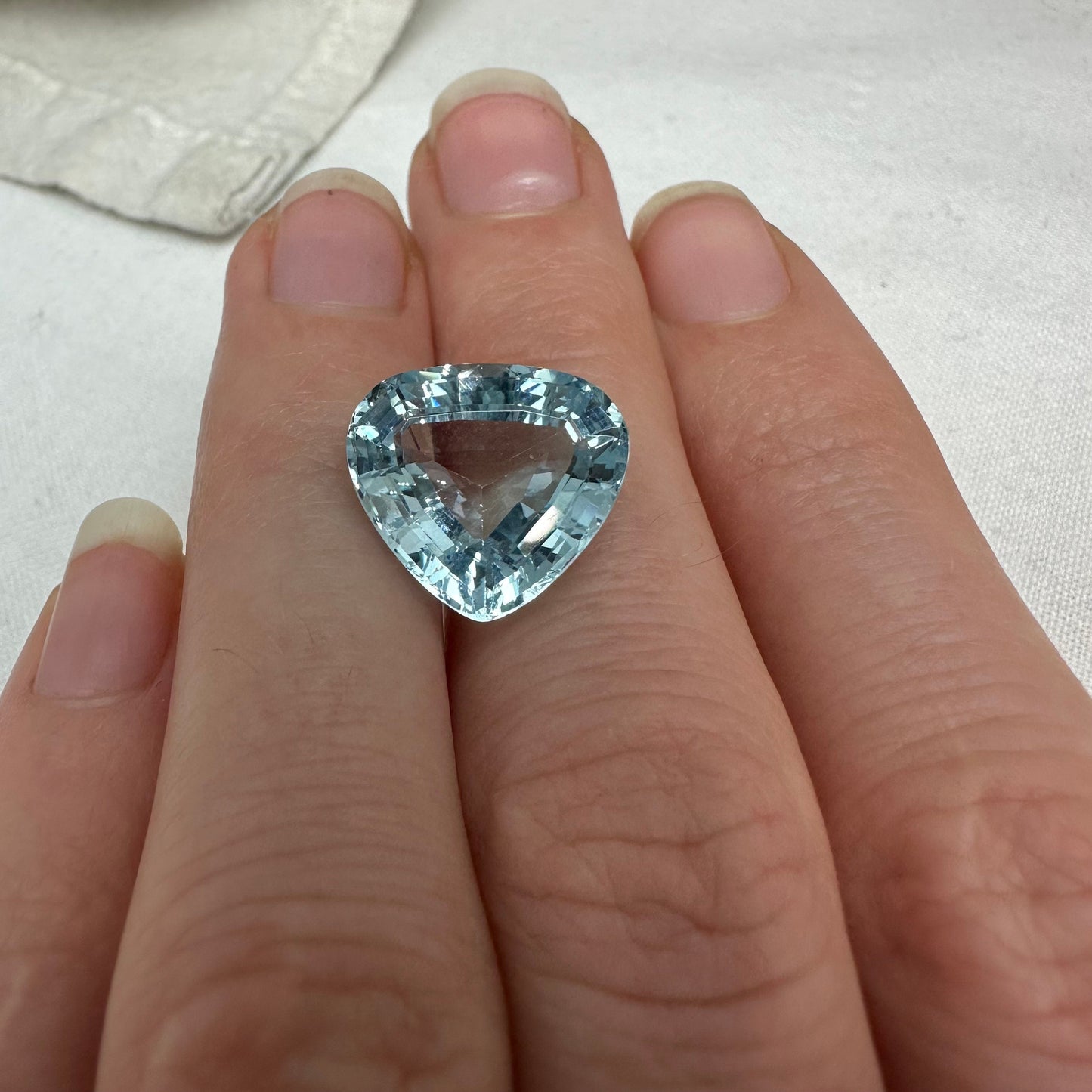 7.5 Carat Aquamarine 13.9x12.75mm Pear