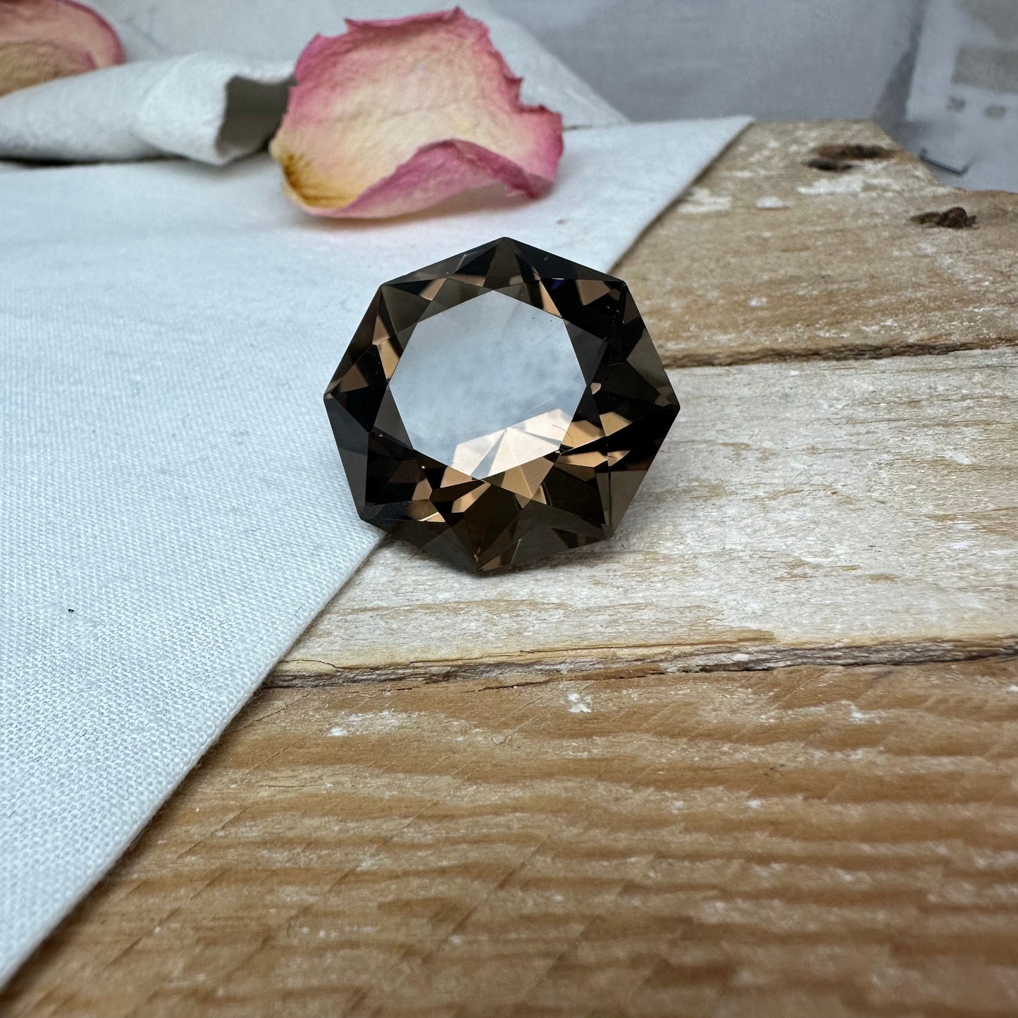 54 Carat Smokey Quartz 25.3mm Octagon