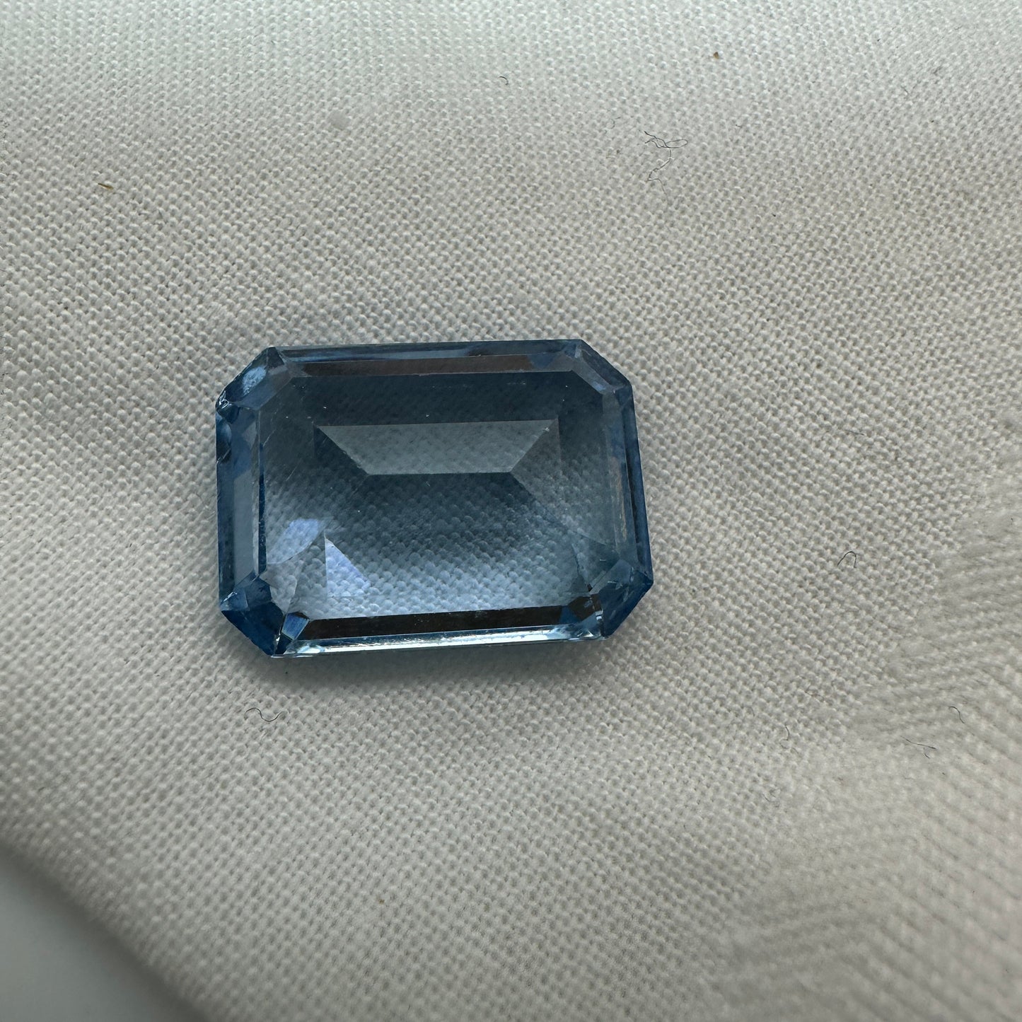 17.29 Carat Lab Spinel 18x13mm Emerald Cut, Faceted Loose Gemstone